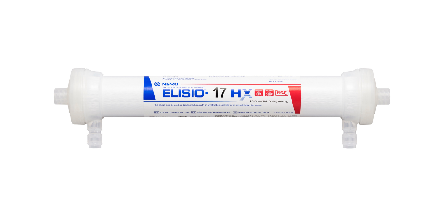 NIPRO获FDA 510(k)许可，ELISIO&trade;-HX透析器将进入美国市场